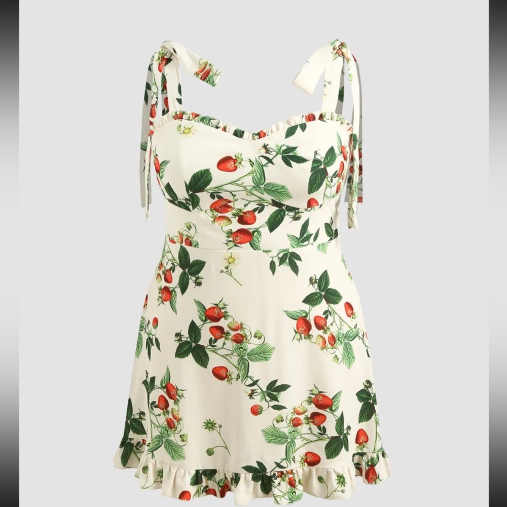 Cider strawberry dress
